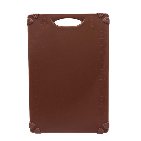 superior-equipment-supply - Tablecraft Products Co - Tablecraft Cash & Carry Grippy Cutting Board Brown 12" x 18"
