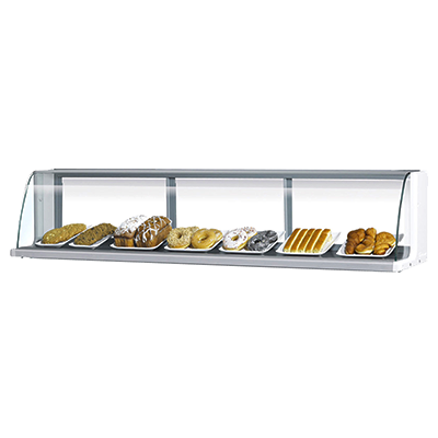 superior-equipment-supply - Turbo Air - Turbo Air 28" Wide White Stainless Steel Low Display Merchandiser