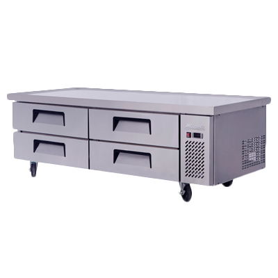 superior-equipment-supply - Migali - Migali Two-Section 76"W Four Drawer Refrigerated Equipment Stand