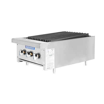 superior-equipment-supply - Turbo Air - Turbo Air Stainless Steel Countertop Radiant 18" Wide Gas Charbroiler