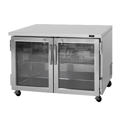 superior-equipment-supply - Turbo Air - Turbo Air 48.25" Wide Stainless Steel Two-Section Undercounter Refrigerator