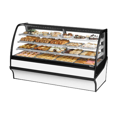 superior-equipment-supply - True Food Service Equipment - True Stainless Steel Non-Refrigerated Three Shelf Display Merchandiser 77"W