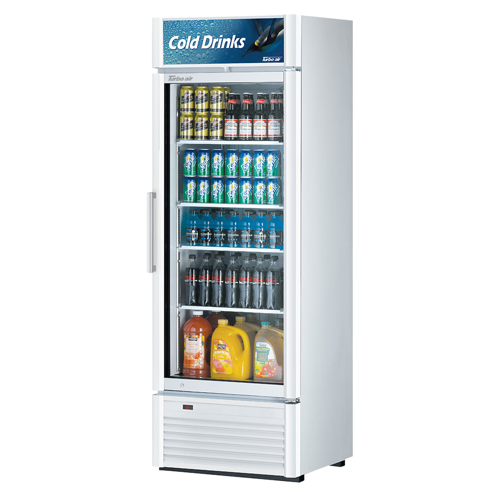 superior-equipment-supply - Turbo Air - Turbo Air 27" Wide Stainless Steel One-Section Refrigerated Merchandiser