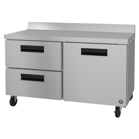 superior-equipment-supply - Hoshizaki - Hoshizaki 60"W Stainless Steel Two-Section Worktop Refrigerator