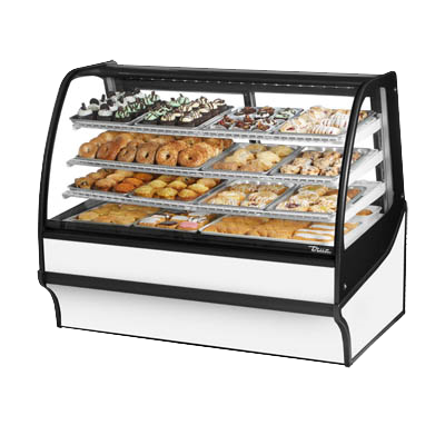 superior-equipment-supply - True Food Service Equipment - True White Powder Coated Non-Refrigerated Three Shelf Merchandiser 59"W