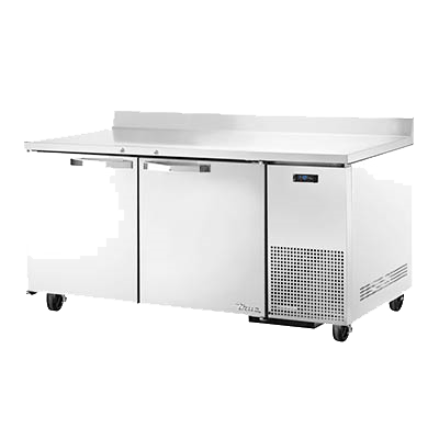 superior-equipment-supply - True Food Service Equipment - True Spec Series Stainless Steel Two Section Deep Work Top Freezer 68"W