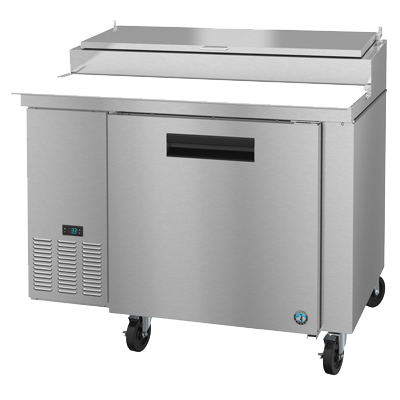 superior-equipment-supply - Hoshizaki - Hoshizaki Stainless Steel One Section Refrigerated Pizza Prep Table 46" Wide With One Solid Hinged Door