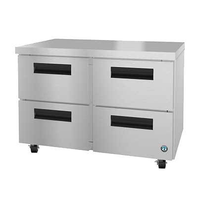 superior-equipment-supply - Hoshizaki - Hoshizaki Stainless Steel 48" Wide Two Section Reach In Undercounter Refrigerator