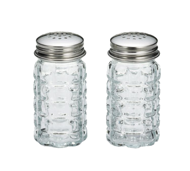 superior-equipment-supply - Tablecraft Products Co - Tablecraft Nostalgia Glass Salt/Pepper 1-1/2 oz. Shaker