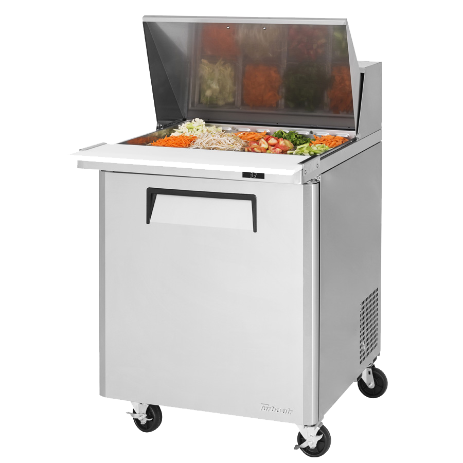 superior-equipment-supply - Turbo Air - Turbo Air 27.5" Wide Stainless Steel One-Section Refrigerated Sandwich Unit