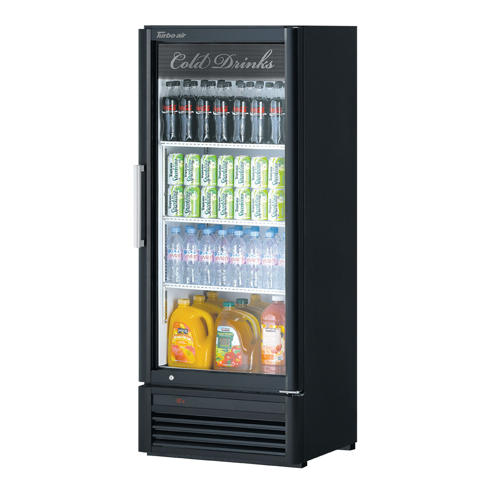 superior-equipment-supply - Turbo Air - Turbo Air 25.75" Wide One-Section Stainless Steel Refrigerated Merchandiser