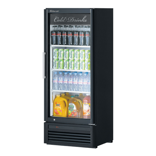 superior-equipment-supply - Turbo Air - Turbo Air 25.75" Wide One-Section Stainless Steel Refrigerated Merchandiser