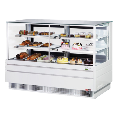 superior-equipment-supply - Turbo Air - Turbo Air 60.5" Wide Stainless Steel Combi Dry & Refrigerated Display Case