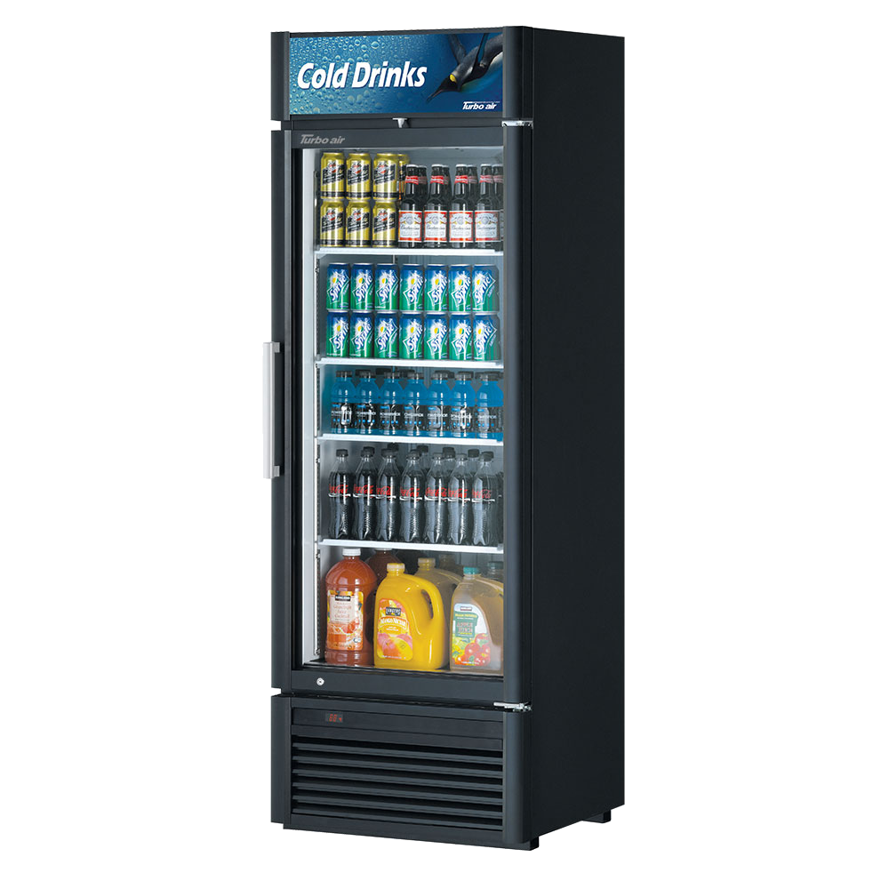 superior-equipment-supply - Turbo Air - Turbo Air 27" Wide Stainless Steel One-Section Refrigerated Merchandiser