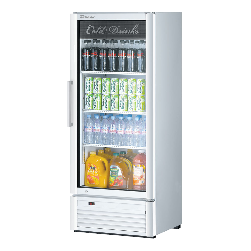 superior-equipment-supply - Turbo Air - Turbo Air 25.75" Wide One-Section Stainless Steel Refrigerated Merchandiser