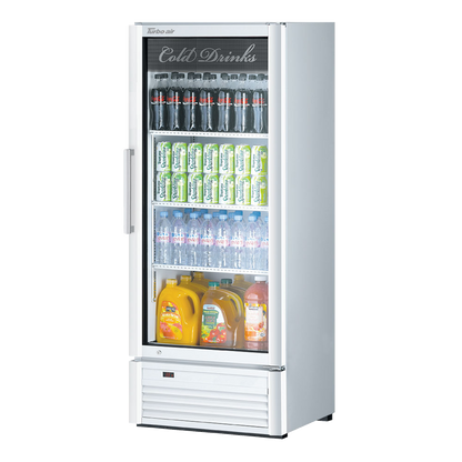 superior-equipment-supply - Turbo Air - Turbo Air 25.75" Wide One-Section Stainless Steel Refrigerated Merchandiser