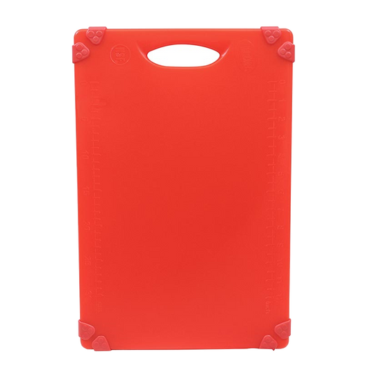 superior-equipment-supply - Tablecraft Products Co - Tablecraft Cash & Carry Grippy Cutting Board Red 12"x 18"