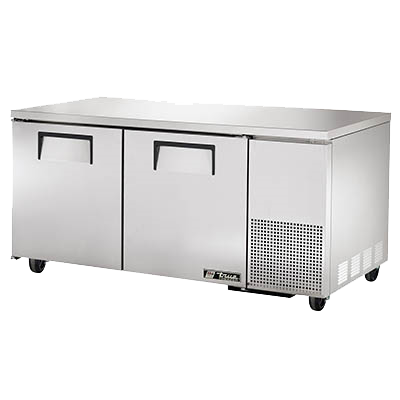 superior-equipment-supply - True Food Service Equipment - True Stainless Steel 67" Wide Deep Undercounter Freezer