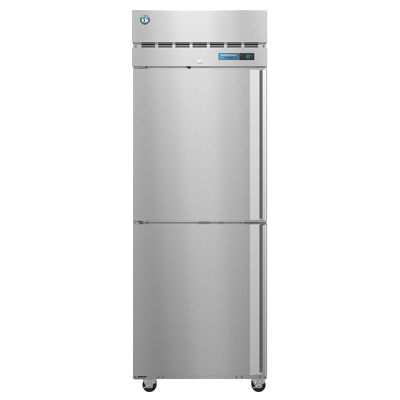 superior-equipment-supply - Hoshizaki - Hoshizaki Stainless Steel Two Solid Half Door One Section Reach-In Freezer