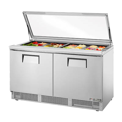 superior-equipment-supply - True Food Service Equipment - True Stainless Steel Two Section Sandwich/Salad Unit 64"W