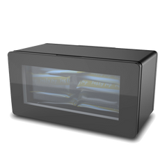 superior-equipment-supply - Migali - Migali 19.7"W Black Painted Steel One-Section Countertop Refrigerator Merchandiser