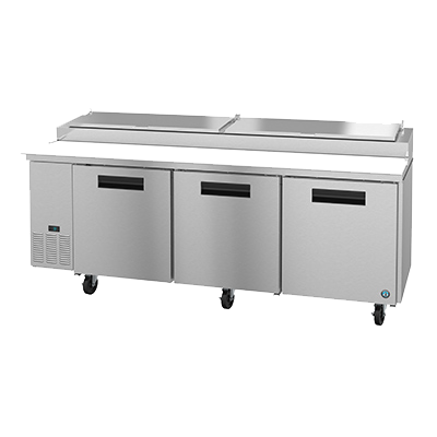 superior-equipment-supply - Hoshizaki - Hoshizaki Stainless Steel Three Section Three Door 93" Pizza Prep Table