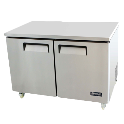 superior-equipment-supply - Migali - Migali 48.2"W Two-Section Reach-In Undercounter Freezer