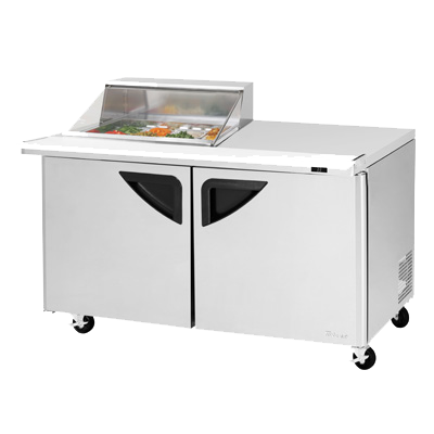 superior-equipment-supply - Turbo Air - Turbo Air 60.38" Wide Stainless Steel Two Section Sandwich/Salad Mega Top Unit