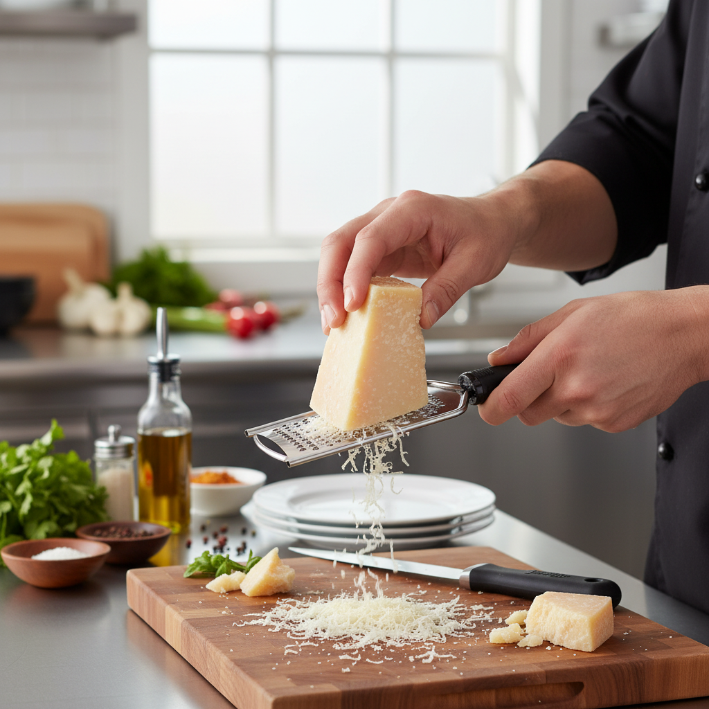 superior-equipment-supply - Tablecraft Products Co - Tablecraft Cash & Carry FirmGrip Small Hole Grater With Soft Grip Handle