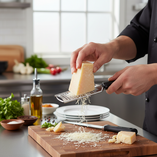 superior-equipment-supply - Tablecraft Products Co - Tablecraft Cash & Carry FirmGrip Small Hole Grater With Soft Grip Handle