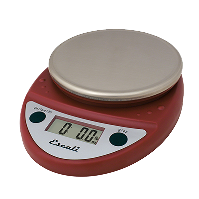 superior-equipment-supply - San Jamar- Chef Revival - San Jamar Escali Digital Scale Red