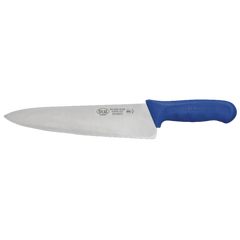 Chef's Knife Stamped 10" No-Stain German Steel Blade with Green Polypropylene Handle