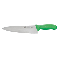 Chef's Knife Stamped 10" No-Stain German Steel Blade with Yellow Polypropylene Handle