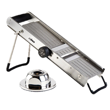superior-equipment-supply - Winco - Stainless Steel  Mandoline Slicer Set 18-1/3" x 4-15/16"