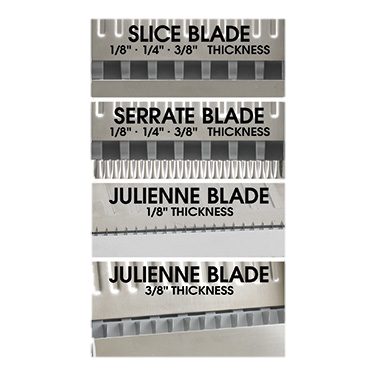 superior-equipment-supply - Winco - Stainless Steel Mandoline Slicer Set  14-5/8" x 4-13/16"