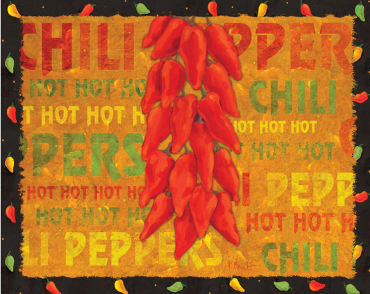 Magic Slice Chili Peppers Cutting Mat 12 x 15