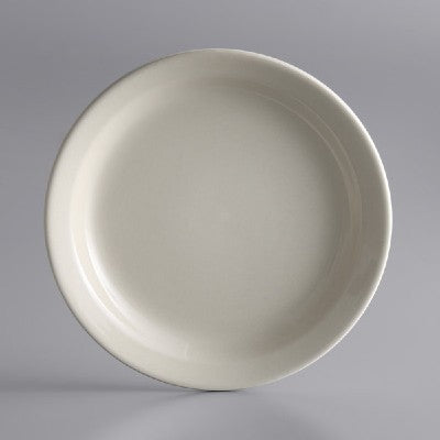World Tableware Narrow Rim Plate Cream White 6.5"
