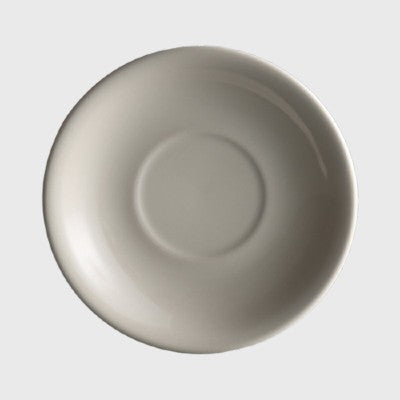World Tableware Saucer Cream White Stoneware 6"
