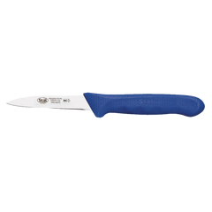 Paring Knife Stamped 3-1/4" No-Stain German Steel Blade with Red Polypropylene Handle - 2 Knives/Pack