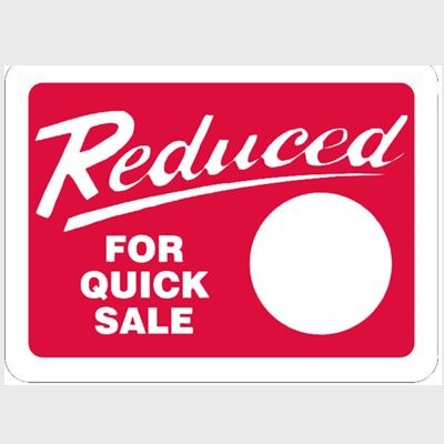 Coupon And Discount Label Reduced for Quick Sale - 1,000/Roll
