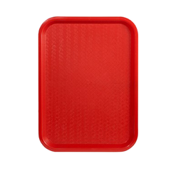Fast Food Tray BPA Free Polypropylene 10" x 14" Red