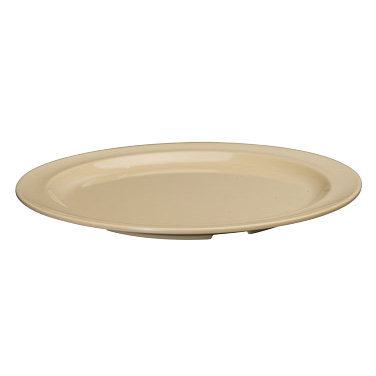 Plate Round White Melamine 9" Diameter - One Dozen