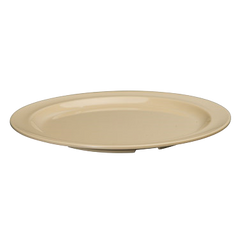 Plate Round White Melamine 9" Diameter - One Dozen