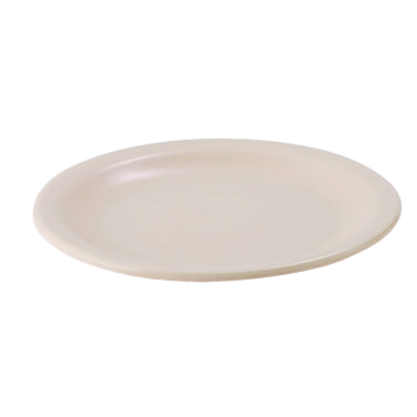 Plate Round White Melamine 6-3/8" Diameter - One Dozen