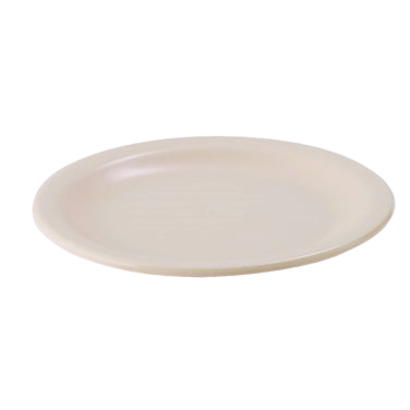 Plate Round Tan Melamine 6-3/8" Diameter - One Dozen