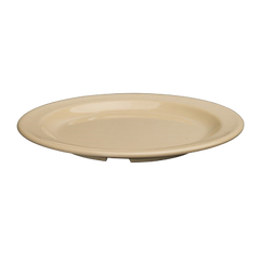 Dessert Plate Round White Melamine 7-1/4" Diameter - One Dozen