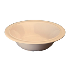 Soup/Cereal Bowl 12 oz. Tan Melamine 6-3/8" Diameter - One Dozen