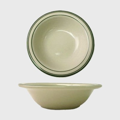 International Tableware Grapefruit Bowl Green Band 13 oz.