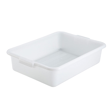 Dish Box Black Polypropylene 20-1/4" x 15-1/2" x 5"