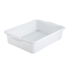Dish Box Gray Polypropylene 20-1/4" x 15-1/2" x 5"